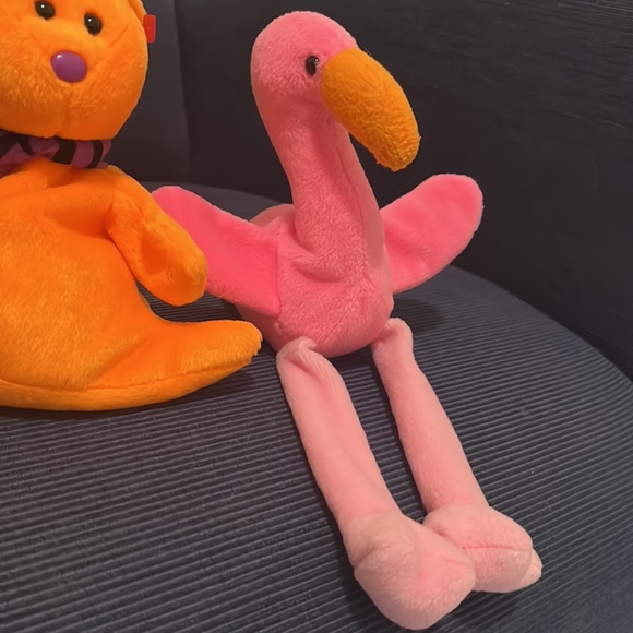 Harry Potter TY beanie baby Neon collectible ghost Bear pink flamingo - Picture 4 of 13